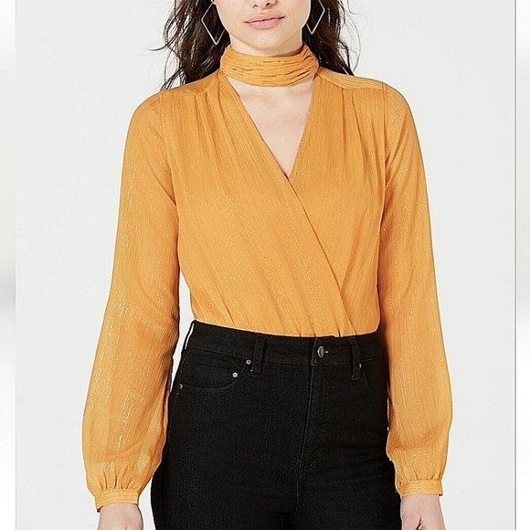 New with tags Guess bodysuit blouse  Size Medium - Picture 1 of 6